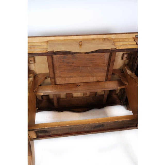 Birchwood Dining Table with Extensions, 1840s For Sale - Image 13 of 14