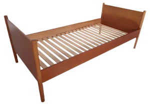 Teak Single Bed by Børge Mogensen for Søborg Møbelfabrik, 1960s