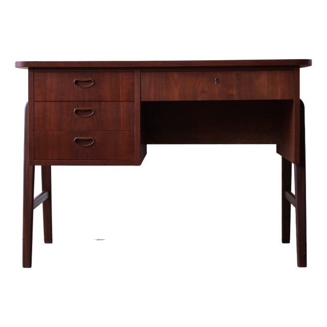 Vintage Danish Desk in Teak, 1960s For Sale