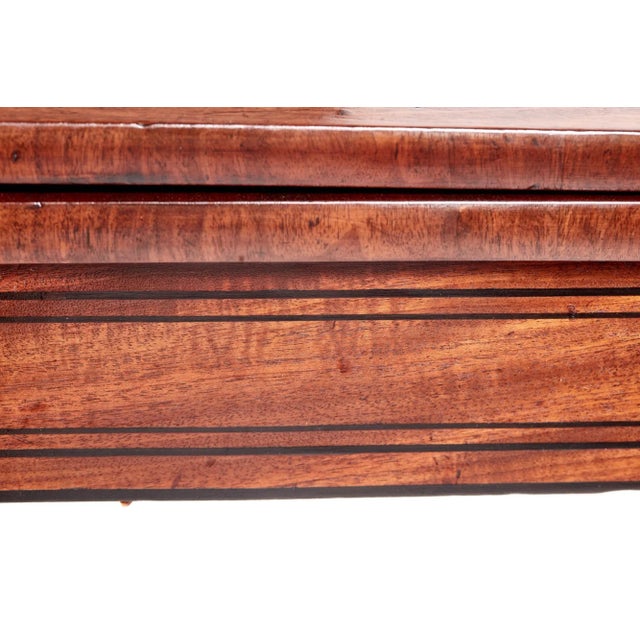 Antique George III Mahogany Card Table For Sale - Image 11 of 12