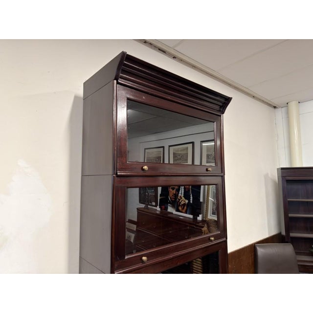 Classic English Globe Wernicke Bookcase For Sale - Image 6 of 11