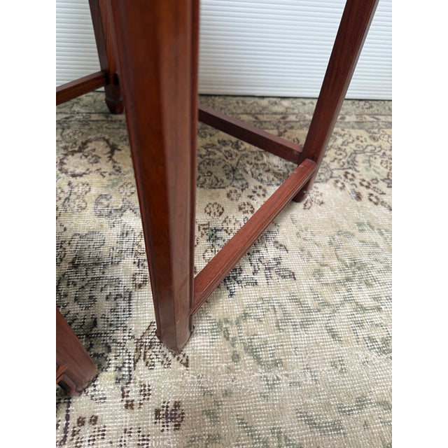 Rosewood Nesting Tables, Set of Three For Sale - Image 10 of 12