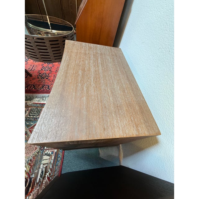 Brownstone Atherton Nightstand, Distressed Teak Wood For Sale - Image 9 of 12