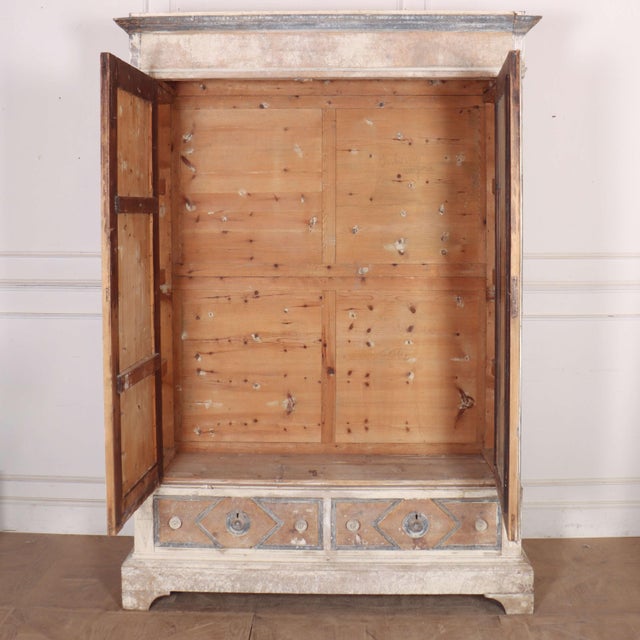 Italian Country House Wardrobe, 1890s For Sale - Image 9 of 11