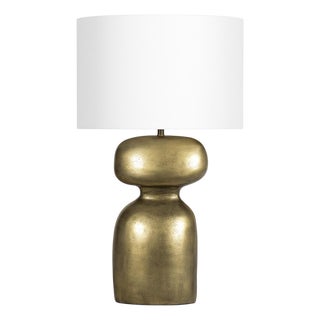 Bardot Metal Table Lamp, Brass For Sale