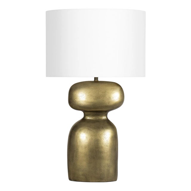 Regina Andrew Bardot Metal Table Lamp, Brass For Sale