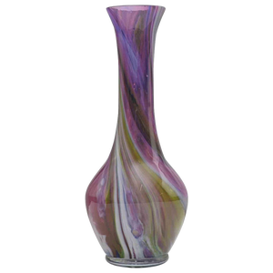 Vintage Glass Vase, Italy, 1970s