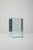 Photo frame made of two thick glass panes with a small mirrored section. Manufactured by fontana arte. Date: 1960....