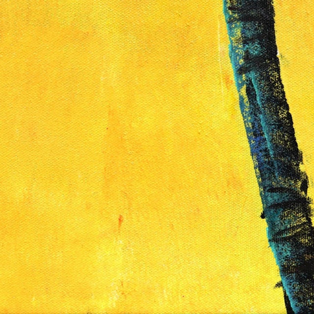Yellow Dream - Palm Tree Landscape Original Artwork by Kathleen Keifer For Sale - Image 4 of 9