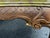 Antique Carved Mahogany Library Chair, Recently Reupholstered For Sale - Image 10 of 12