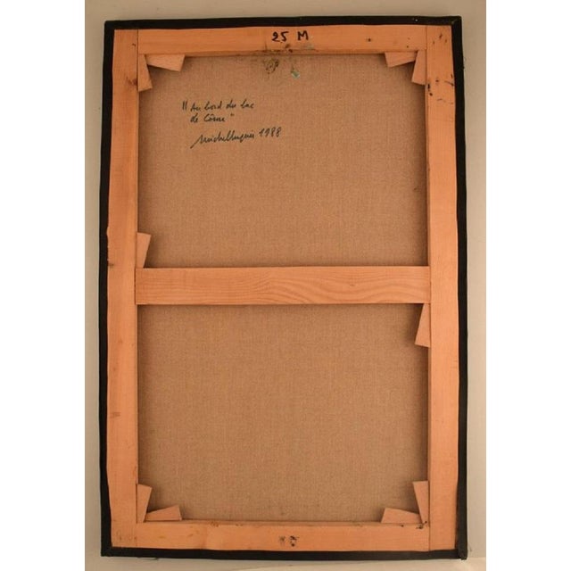 Michel Chapuis, Landscape, 1988, Oil on Canvas For Sale - Image 6 of 8