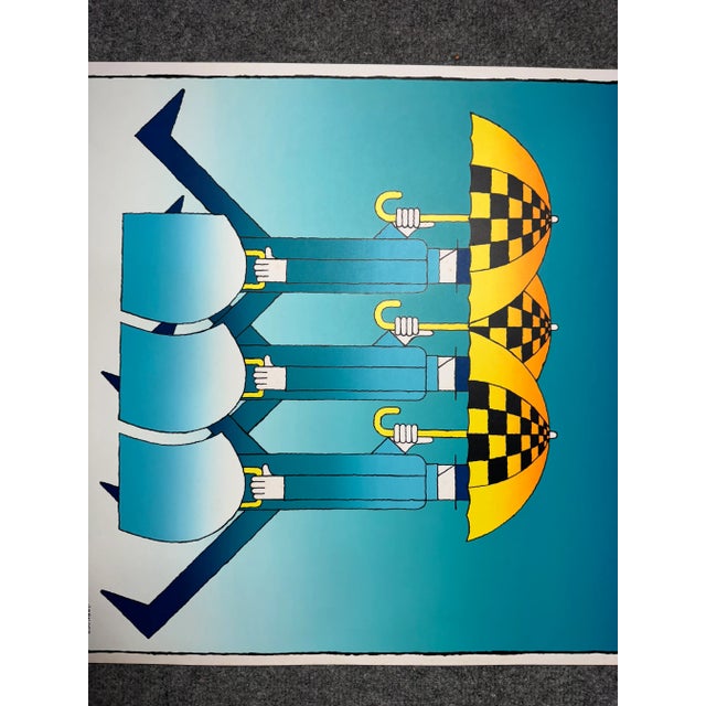 Vintage Michel Granger Editions Galerie Marquez, Paris Serigraph For Sale In San Francisco - Image 6 of 9