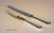 Metal Silver Pair Carving Set, Carving Fork & Carving Knife, Leighton. For Sale - Image 7 of 15