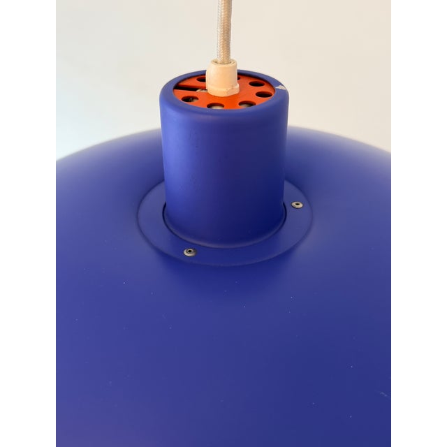 Blue PH 4/3 Pendant Lamp by Poul Henningsen for Louis Poulsen, Denmark, 1970s For Sale - Image 17 of 18