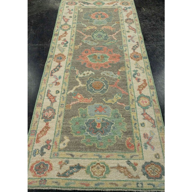 Turkish Oushak Rug 2'6" x 6'3" #20258 Explore a curated collection of hallway runners, wool rugs, and handmade...
