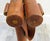 Vintage Danish Modern "Guldhøj" Teak Cognac Leather Folding Stool Poul Hundevad For Sale - Image 9 of 9