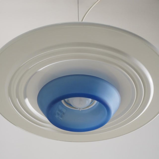 Zefiro Pendant Light by Giuseppe Ramella for Arteluce, 1980s For Sale - Image 9 of 13