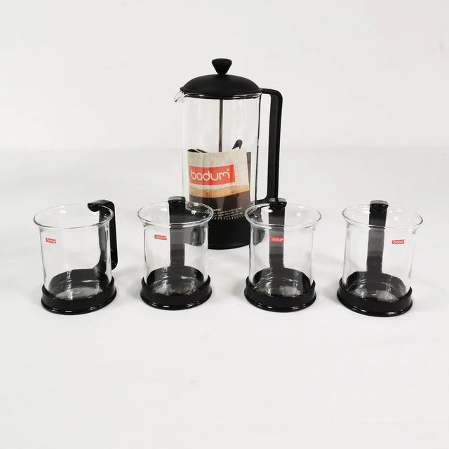 Vintage Danish Coffee and Tea Set by C. Jorgensen, 1990s, Set of 5 For Sale - Image 4 of 11