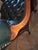 English Vintage Fully Tufted Green Leather Gooseneck Chair For Sale - Image 3 of 9