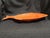 Striking oversized ceramic fish platter by renowned Portuguese maker Bordallo Pinheiro. Finished in a vibrant orange glaze...