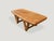 Mid-Century Modern Andrianna Shamaris Mid Century Couture Triangle Base Teak Wood Coffee Table For Sale - Image 3 of 6