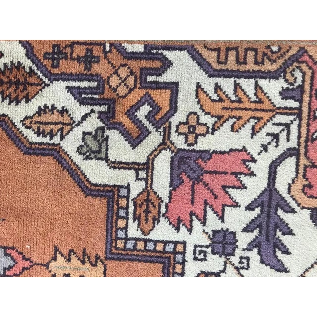 Large Vintage European Heriz Style Rug For Sale - Image 13 of 18