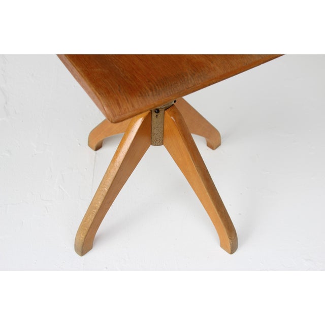 Vintage Industrial Workshop Chair by Ama Elastik, 1950s For Sale - Image 12 of 17