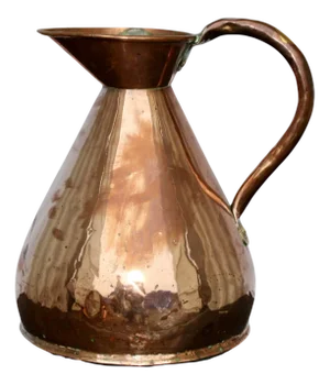 Antique 2 Gallon Copper Jug, 1800s