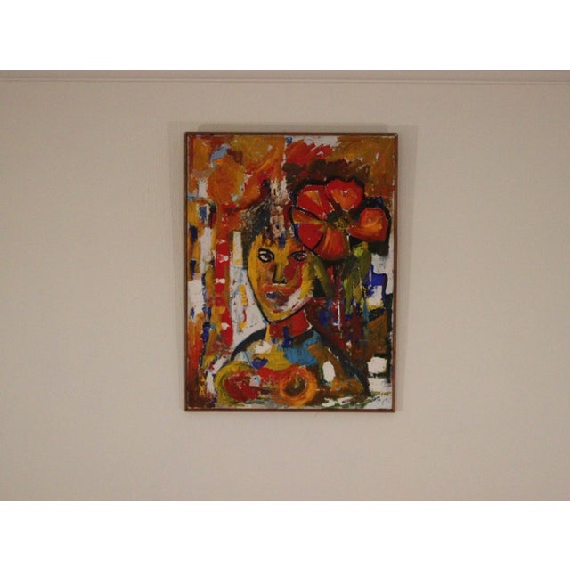 S. Nilsen, Figure Composition, 1971, Oil on Canvas, Framed For Sale - Image 7 of 18