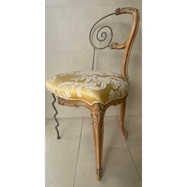 French 1980s Pair of "Louis Philippe Stark" Chairs For Sale - Image 3 of 9