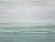 Green 35' X 28' - Pacific Ocean / Palisades No. 1 - High End Shadow Box Framed Neutral Color Palette Abstract Seascape Landscape Original Oil Painting For Sale - Image 8 of 12