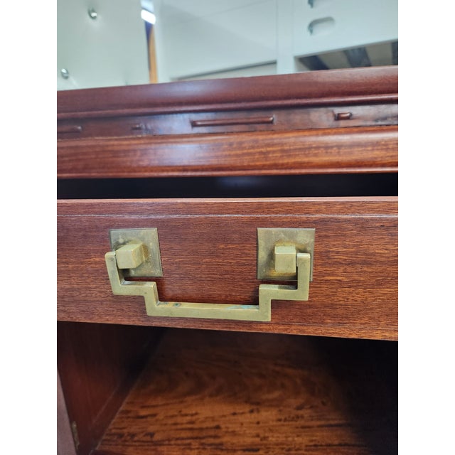 1960s 1960's George Zee Rosewood Oriental Nightstand For Sale - Image 5 of 8