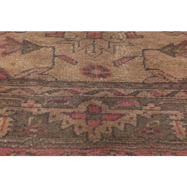 Early 20th Century Early 20th Century Antique Turkish Serapi Rug - 08'10 X 11'07 For Sale - Image 5 of 9
