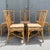 Mid 20th Century Vintage Boho Chic Rattan Dining Chairs - Set of 6 For Sale - Image 5 of 9