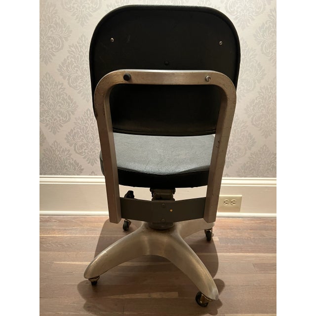 Mid-Century Modern Vintage Goodform Tanker Desk Chair For Sale - Image 3 of 10