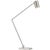 Kelly Wearstler by Visual Comfort Signature Precision Articulating Table Lamp in Polished Nickel with White Glass For Sale