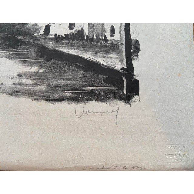 Maurice De Vlaminck, The Mill on the Naze, 1924, Lithograph For Sale - Image 4 of 8
