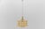 Lovely amber bubble glass ceiling lamp by helena tynell, limburg germany 1960s height adjustable from about 45cm to 75cm....