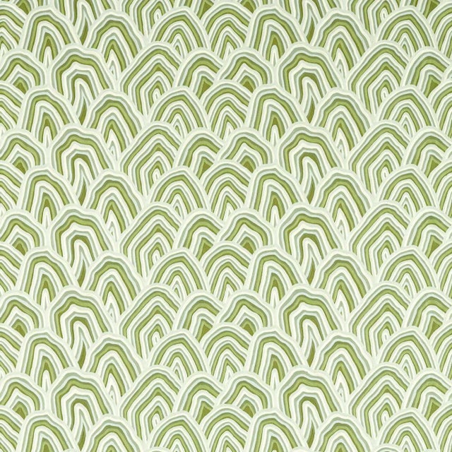 Harlequin Kumo Fabric in Seaglass/Forest/Silver Willow - a Sample For Sale