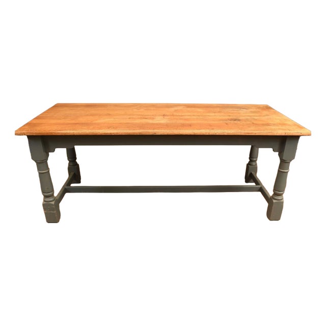 English Farmhouse Dining Table For Sale