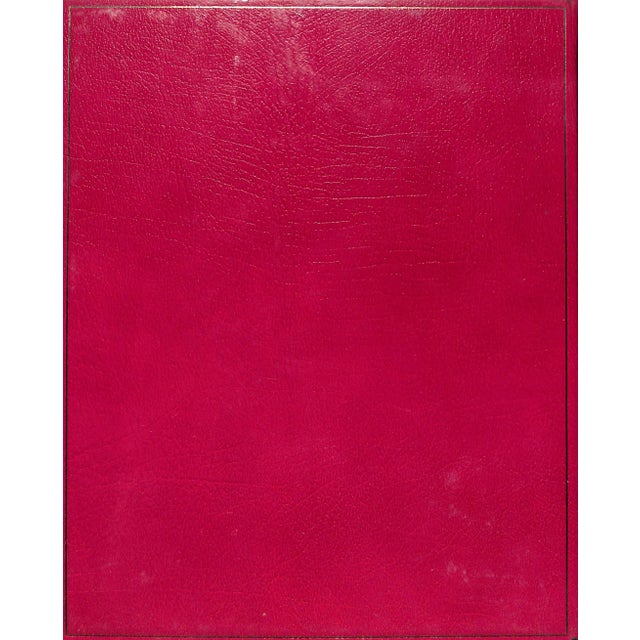 Traditional "Asprey Bond St London Red Morocco Leather Polo Record Book" (Nwot) For Sale - Image 3 of 6