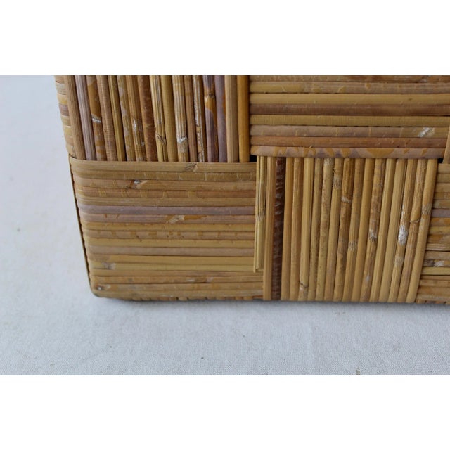 Sand Harvey Probber Artisan Cane Stool For Sale - Image 8 of 13