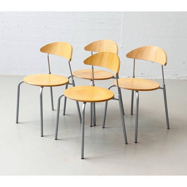 Stackable Round Studio Chair from Bemefa, 1990s For Sale - Image 18 of 18