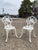 Victorian Style Rose Pattern Cast Aluminum Garden Patio Outdoor Bistro Chairs For Sale - Image 11 of 11