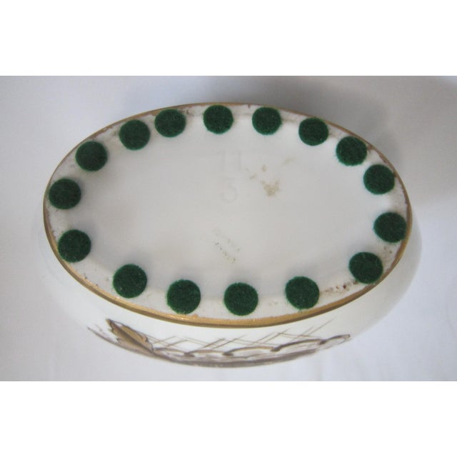 1930s Chinoiserie Limoge Vase With Dragon Handles For Sale - Image 5 of 7