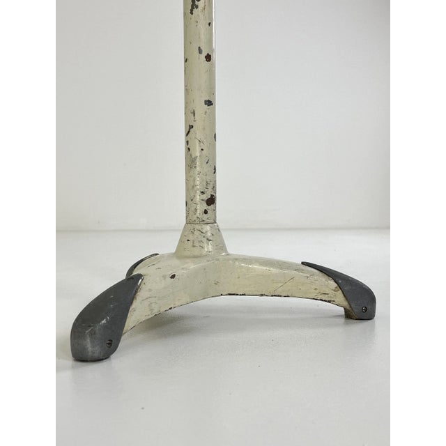 Vintage Italian Industrial Stools in Lacquered Metal, 1930, Set of 4 For Sale - Image 11 of 12