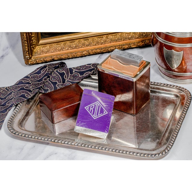 Elevate your game night or office decor with this exquisite luxury playing card set from Ralph Lauren's exclusive Purple...