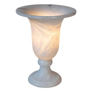 Mid 20th Century French Alabaster Lamp For Sale
