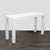 White lacquer. Brand: West Elm. Dimensions (in): 54W x 18D x 30H.