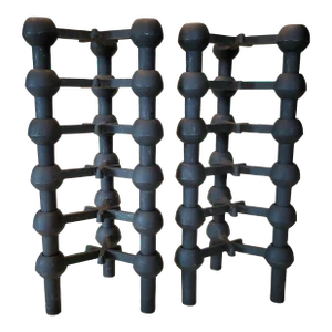 Mid-Century Modular Candle Holders - Set of 12